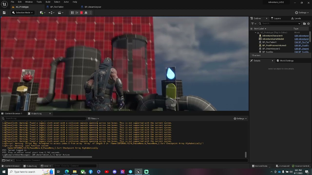 Unreal Engine 5 Elemental Fusion Mechanic
