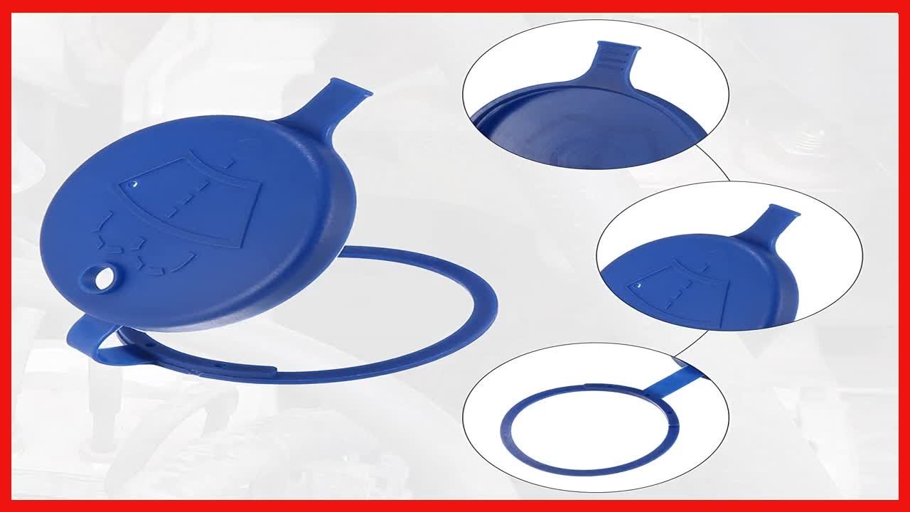 ACROPIX Windshield Washer Fluid Reservoir Bottle Tank Cap Fit for Ford Focus - Pack of 1 Blue