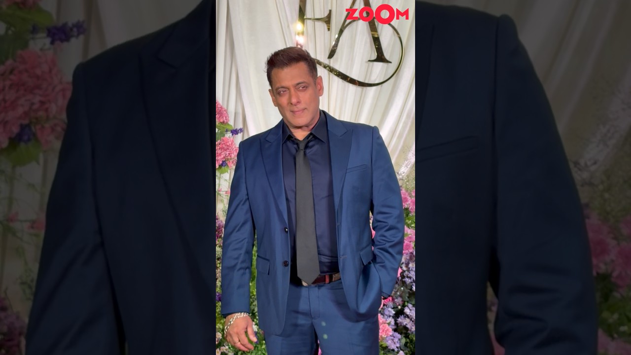 Salman Khan ARRIVES with heavy security at Sooraj Barjatya&rsquo;s daughter&rsquo;s reception #shorts #salman