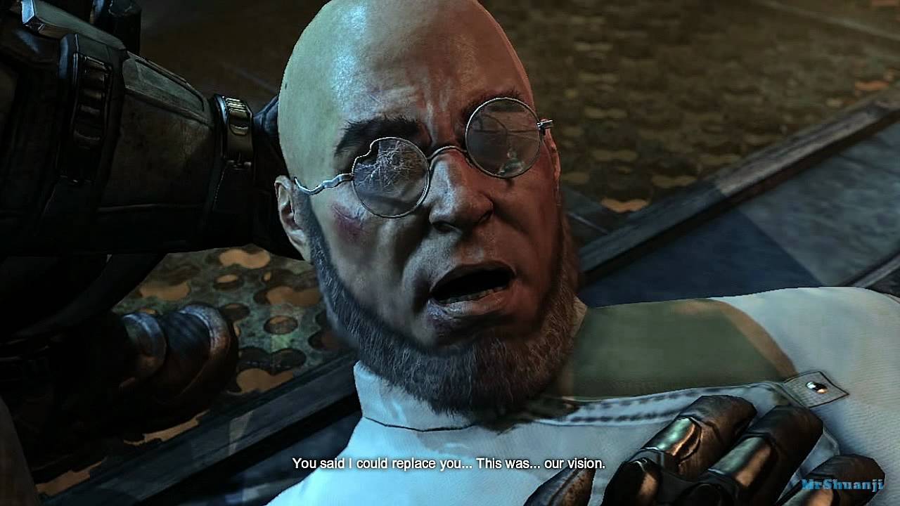 Batman: Arkham City - Хьюго Стрэндж и Ра'с аль Гул - Заставка [PS3]