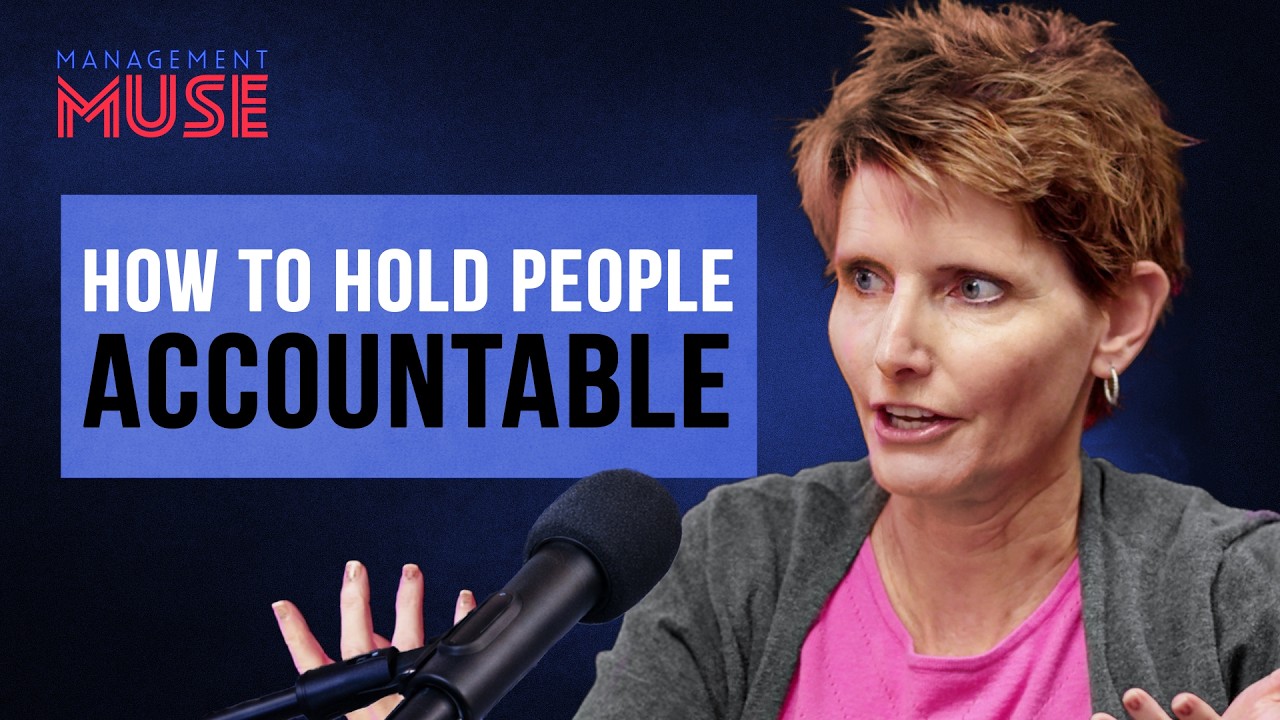 Here's How to Hold People ACCOUNTABLE Without Being the BAD GUY | MANAGEMENT MUSE