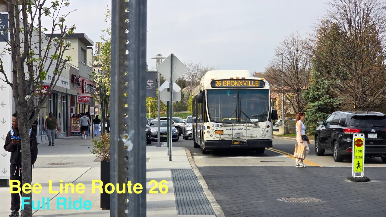 Westchester Bee Line: Route 26 Full Ride from Bronxville RR to Nereid Av Station