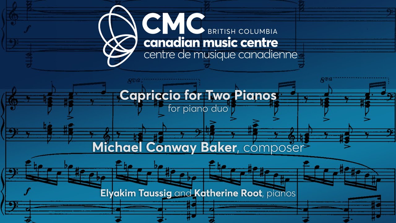 Capriccio for Two Pianos by Michael Conway Baker