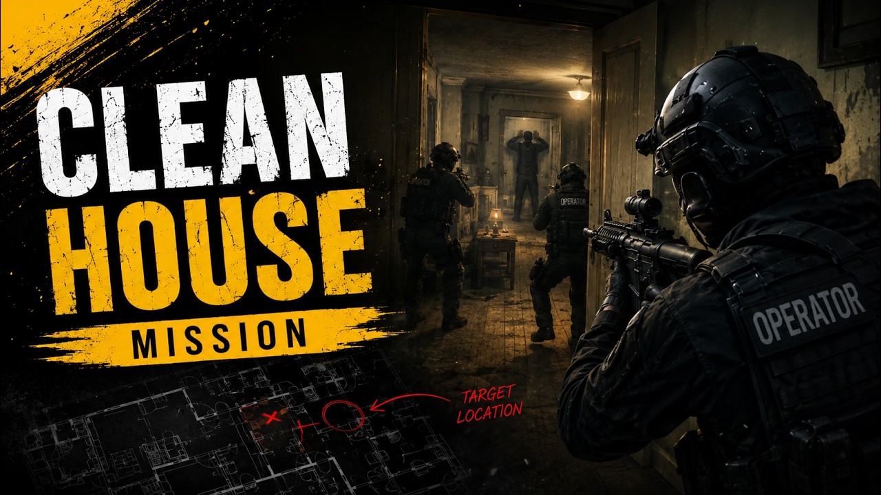 OPERATOR GAMEPLAY - OPERATION CLEAN HOUSE MISSION (NO VOICE)