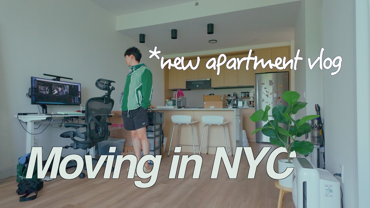 Moving to a new NYC Apartment | Luxury Apartment Home Tour Vlog