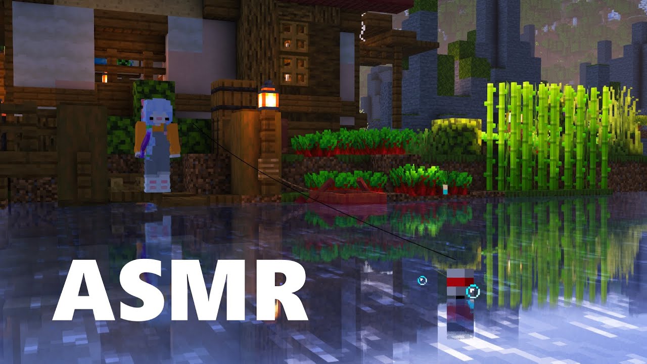 ASMR МАЙНКРАФТ :: Болталка и рыбалка! 🐠💦