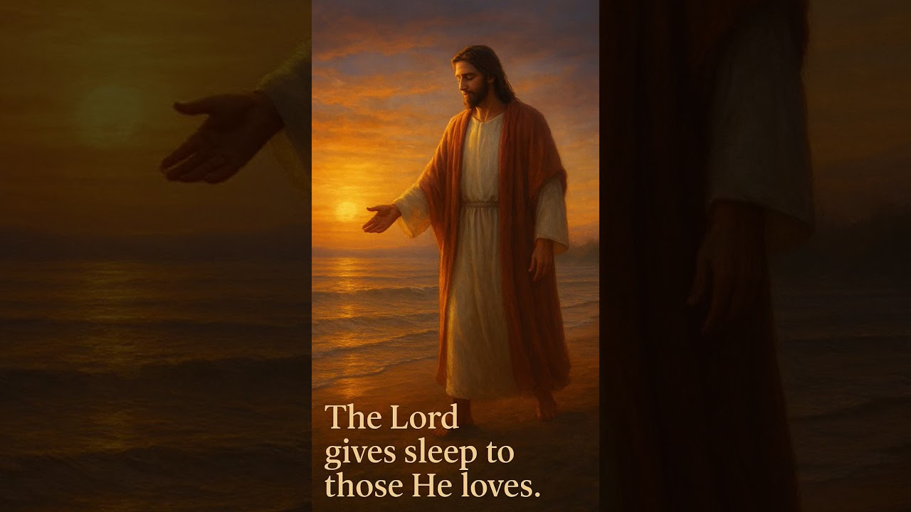 &ldquo;The Lord gives sleep to those He loves.&rdquo; &ndash; Psalm 127:2 #bible #bibleverse #biblia #shorts