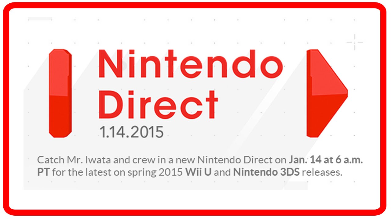Nintendo Direct - 1/14/15 Livestream Reactions With AbdallahSmash026!