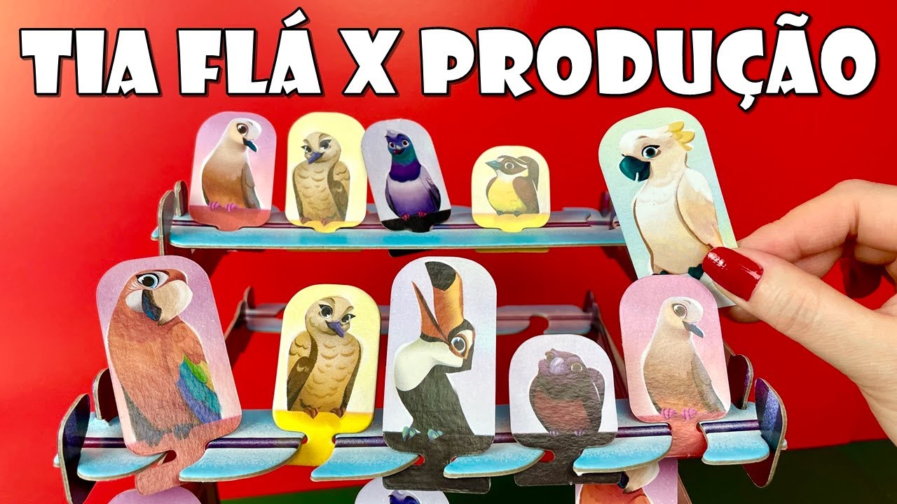 Equilibrando PASSARINHOS Tia Flá X Produção