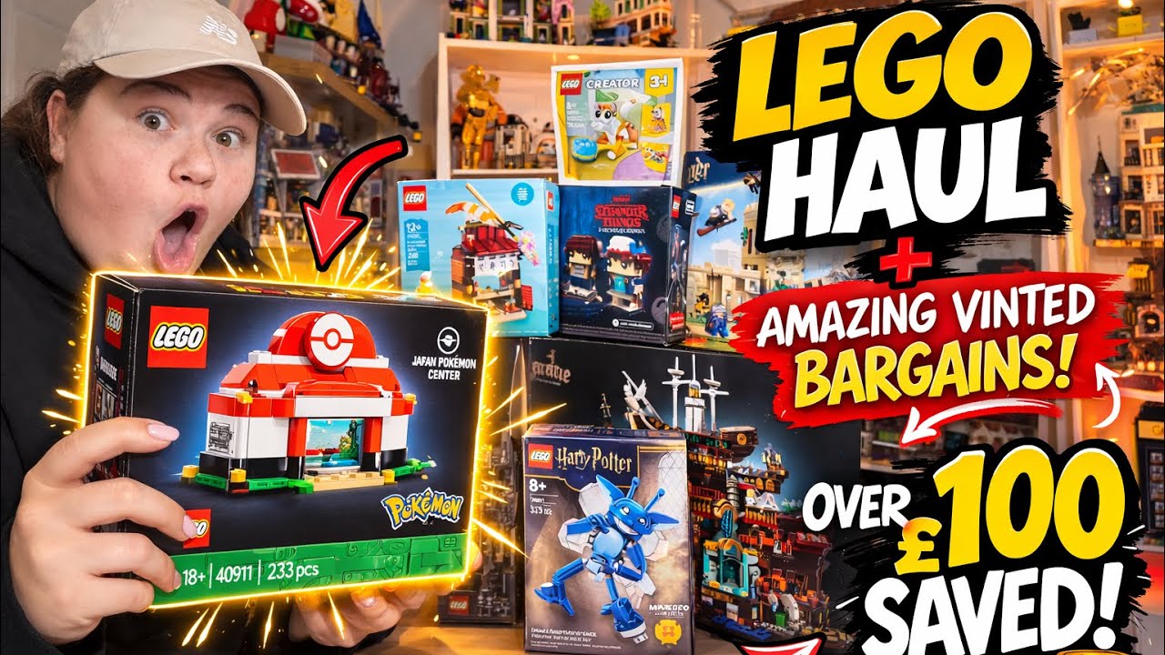 UNBOXING MY LEGO HAUL + CRAZY Vinted Bargains! Over £100 saved! 😱