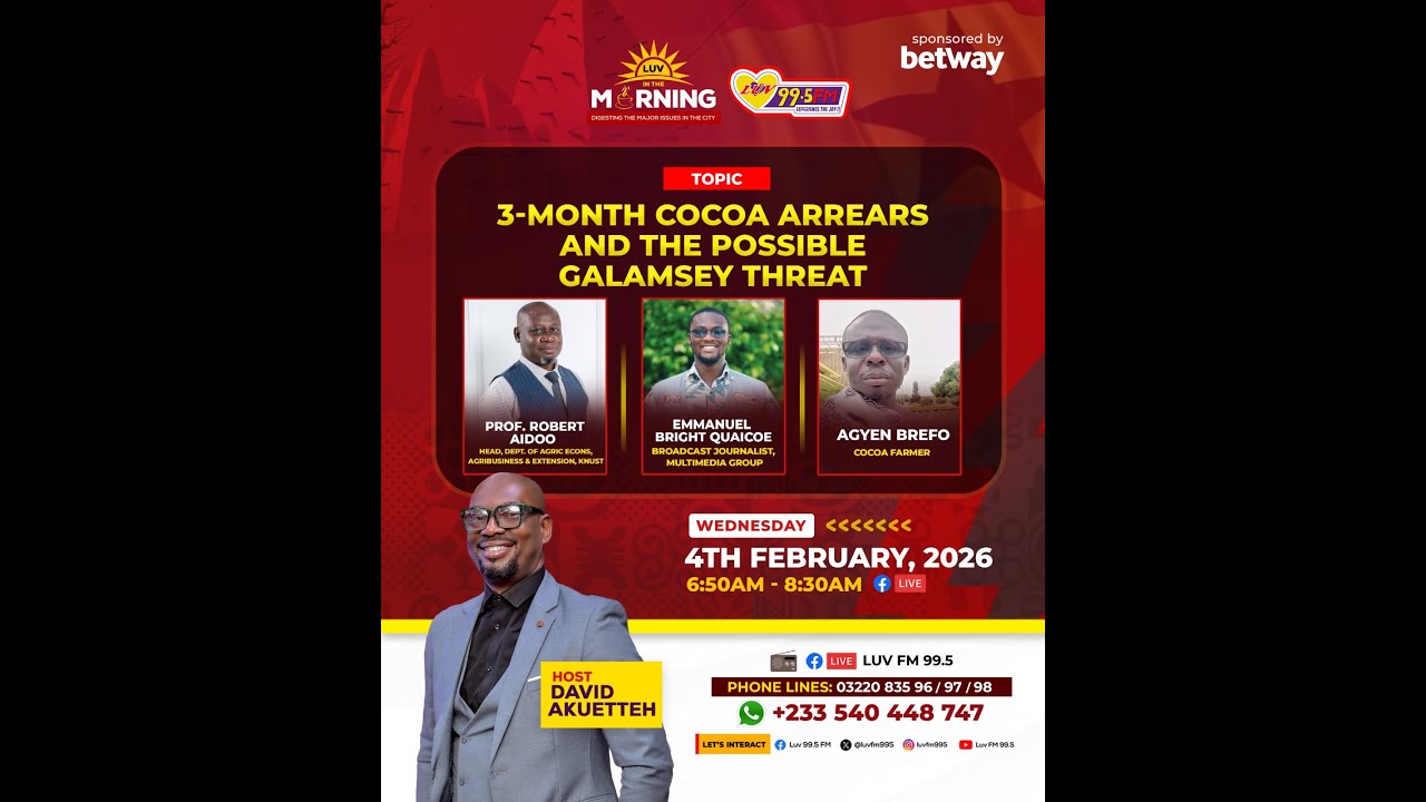 LIVE - Unpaid Cocoa Arrears: Are Farmers Being Pushed Toward Galamsey?