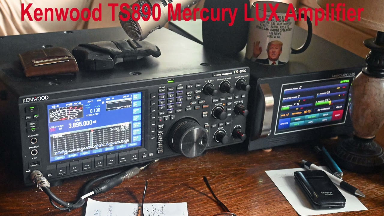 Усилитель KENWOOD TS 890 Mercury LUX. Настройка любительского радио Дэйва K4WDG