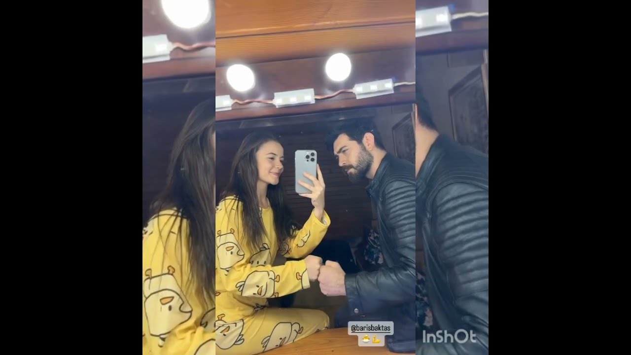 Bariş Baktaş Ve Yağmur Yüksel'den Eğlenceli Set Halleri 