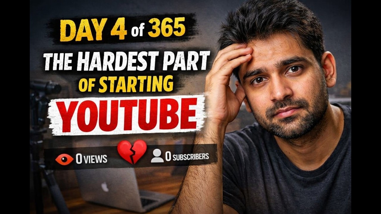 Day 4 of 365 – The Hardest Part of Starting YouTube