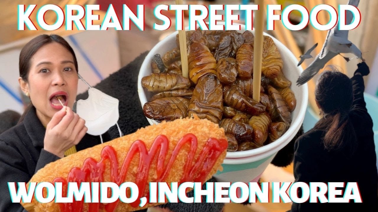 A MUST TRY KOREAN STREET FOOD || WOLMIDO INCHEON SOUTH KOREA || DOTS MEETS ALL ABOUT MIE