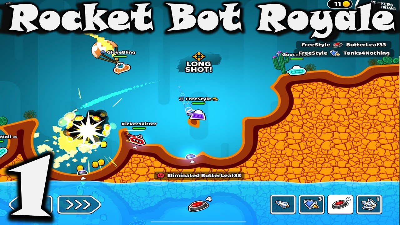 Rocket Bot Royale - Gameplay Walkthrough Part 1 (Android,iOS)