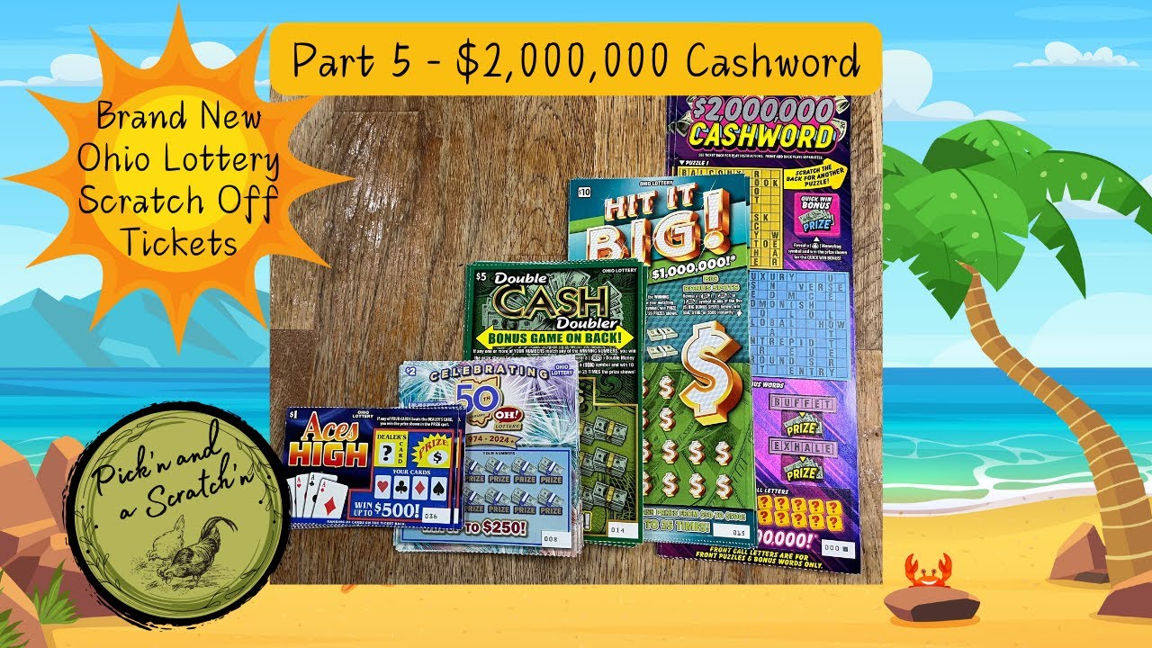 Part 5 Brand new $30 Ohio Lottery Scratch Off Tickets called $2,000,000 Cashword FINALLY PROFIT! 😁😂🤣