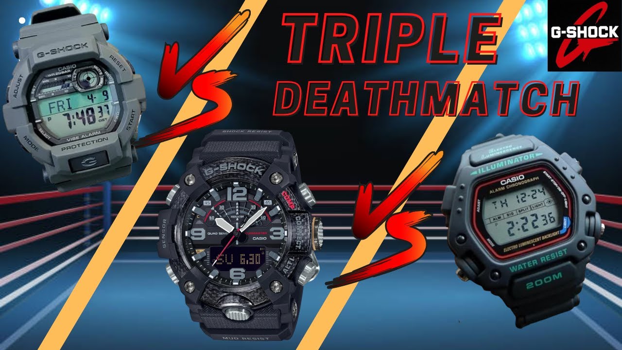 CASIO G SHOCK GGB100 VS GD350 VS DW290 / ТРОЙНОЙ «БОЙ НАСМЕРТЬ» Кто окажется победителем?