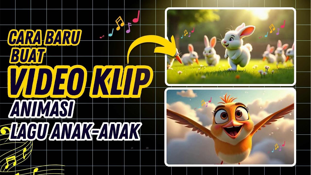 Buat Video klip animasi lagu anak-anak dengan AI