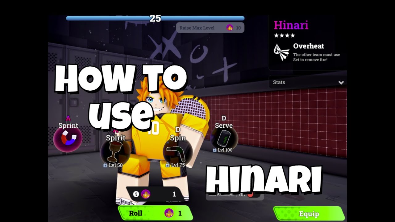 How to play Hinari in racket rivals