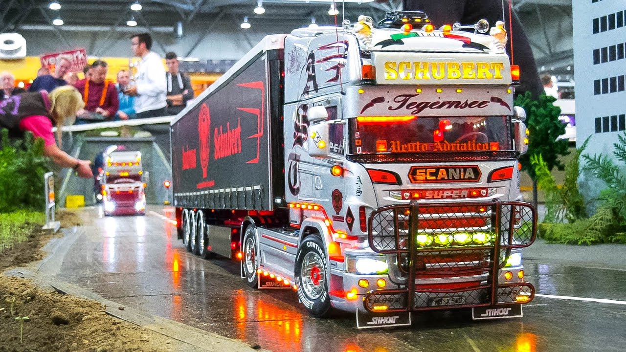 MOST BEAUTIFUL RC TRUCKS IN COLLECTION!! RC SCANIA ANDREAS SCHUBERT, RC JOKER TRUCK, DJ TAUA FLEXO