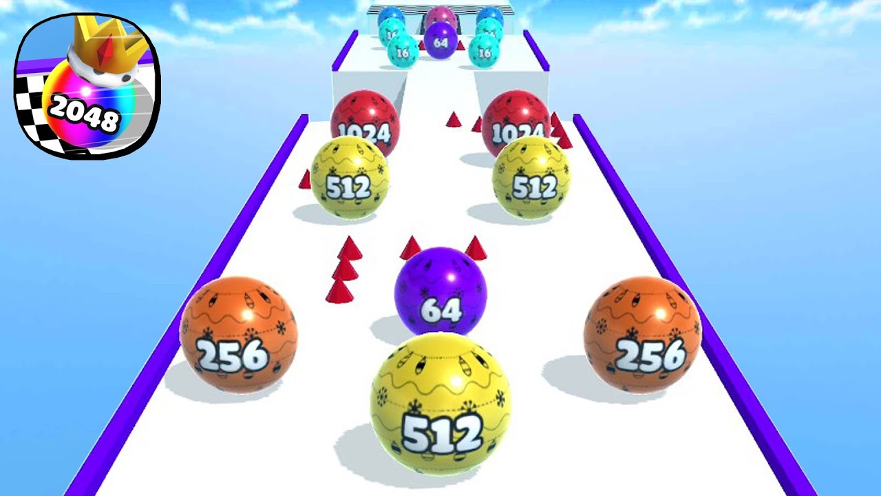 Ball Merge 2048 - All Levels Ball Gameplay Android, iOS ( Level 6248 - 6257 )