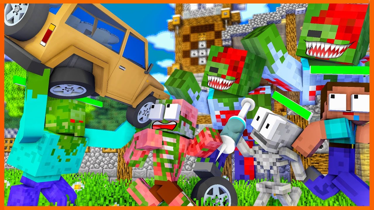 [ Lớp Học Quái Vật ] BUỔI HỌC CHỐNG ĐẠI DỊCH ZOMBIE | Minecraft Animation