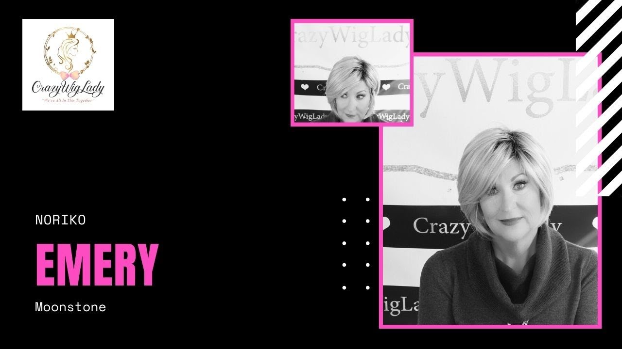 Noriko EMERY wig review | Moonstone | Crazy Wig Lady