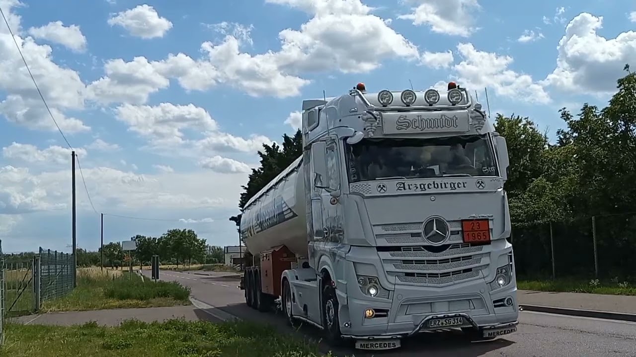 Ein paar LKW Aufnahmen vom Salzwerk Bernburg