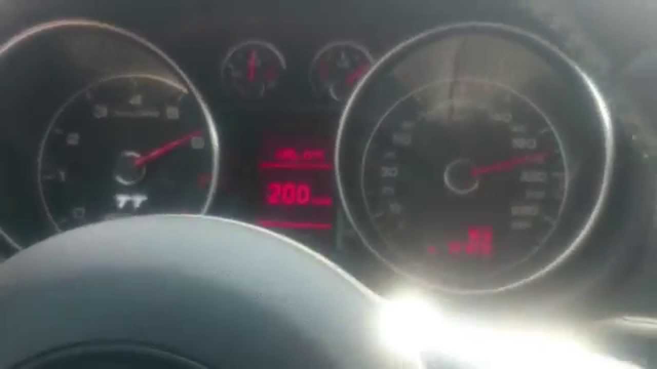Audi TT 8J 0-100 kmh 0-200 kmh