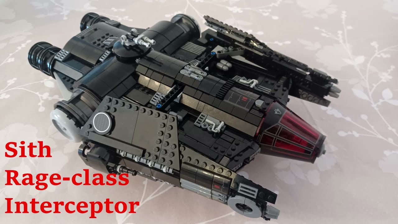 Lego Star Wars Ship Moc : Sith rage-class Interceptor
