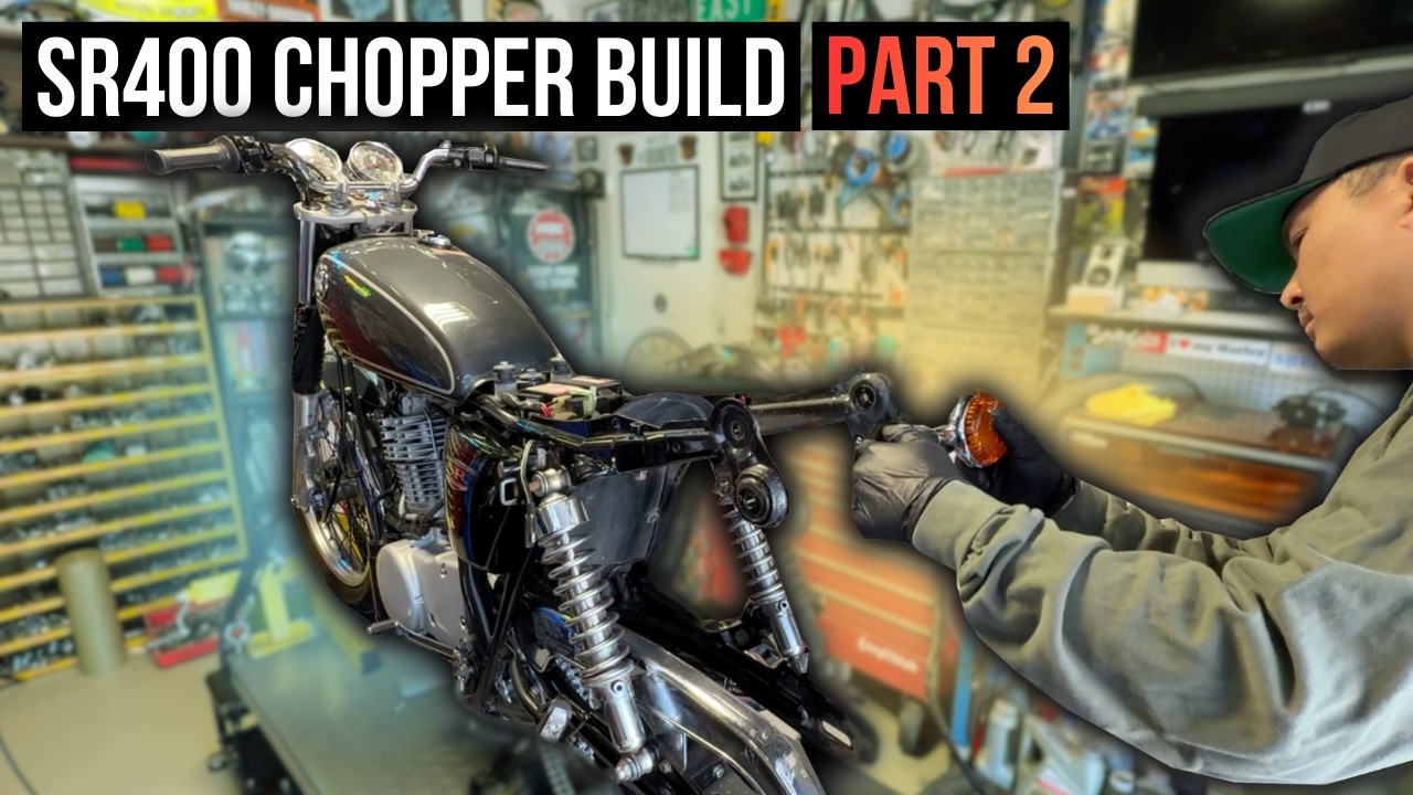 2015 Yamaha SR400 Chopper Build — Episode 2