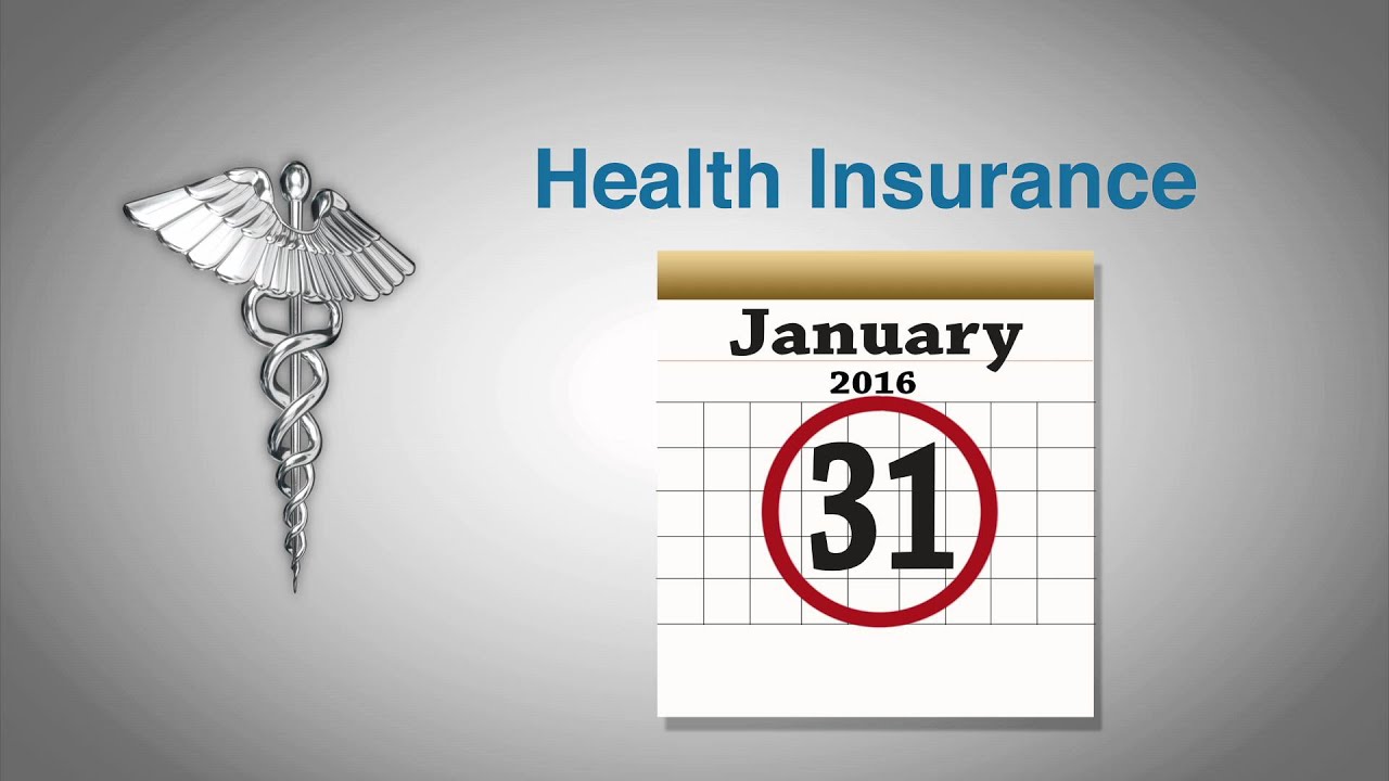 Sign up for health insurance by January 31st!