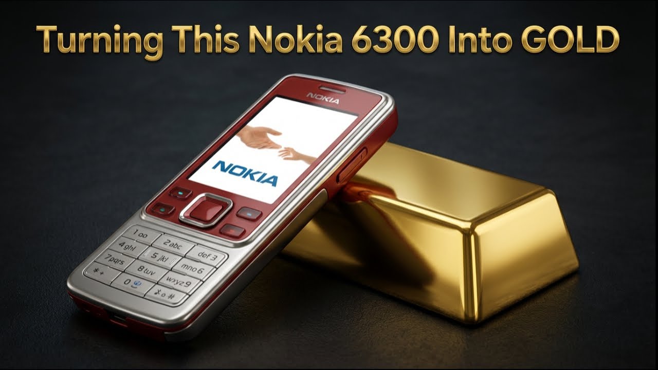 Я взял старую Nokia и превратил её в золотой шедевр.