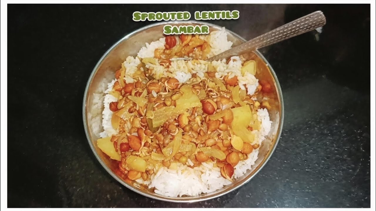 Sprouts Sambar(ಮೊಳಕೆ ಕಟ್ಟಿದ ಸಾರು)🫘🍛🤌💪 #kannada#cooking#healthy#flavourful#easy#tasty