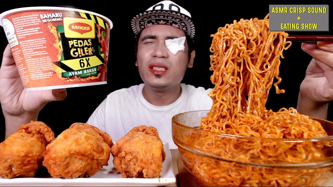 NEW! 6X MEGGI PEDAS GILER BKN 2X | PERENCAH TERKENA MATA.. PEDIH 😭 | EATING SHOW W/ ASMR