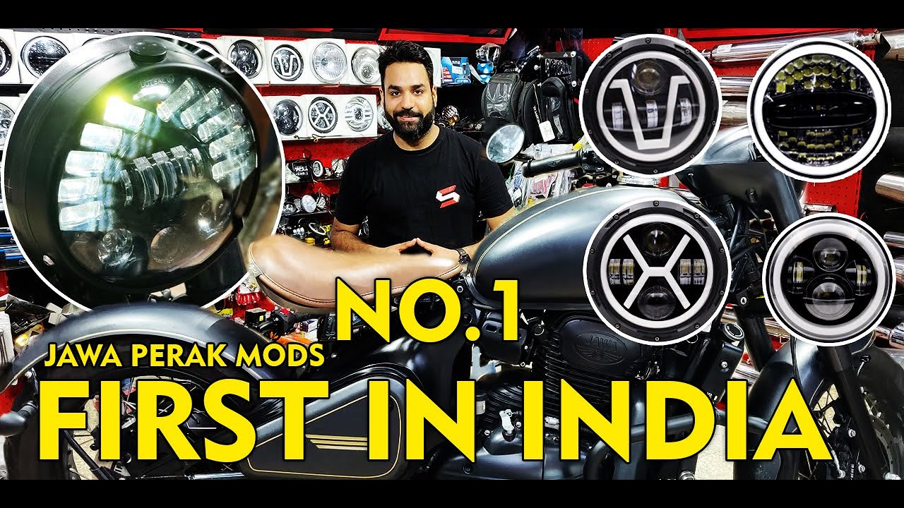 Jawa Perak Accessories| Jawa Perak Headlight Modification FIRST in INDIA | only at Sans Motoshop