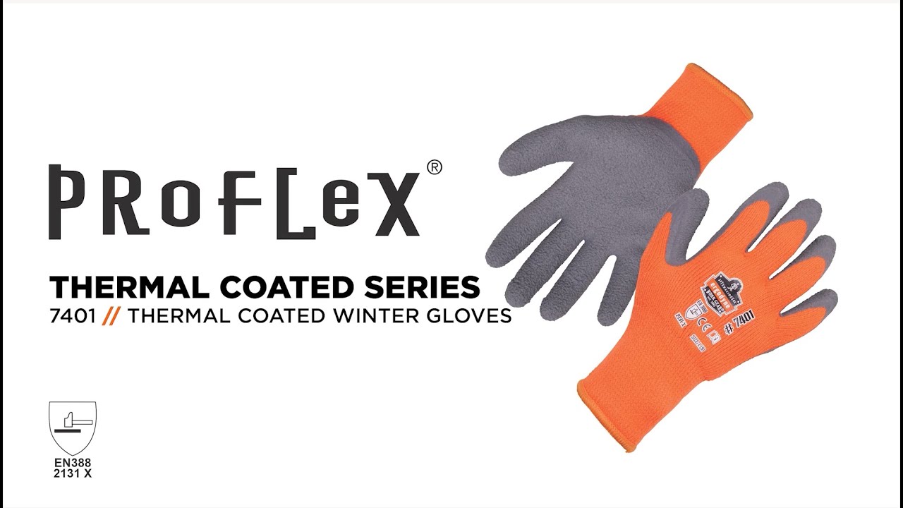ProFlex&reg; 7401 Coated Winter Work Gloves Provide Lightweight & Durable Grip for Cold-Weather Tasks