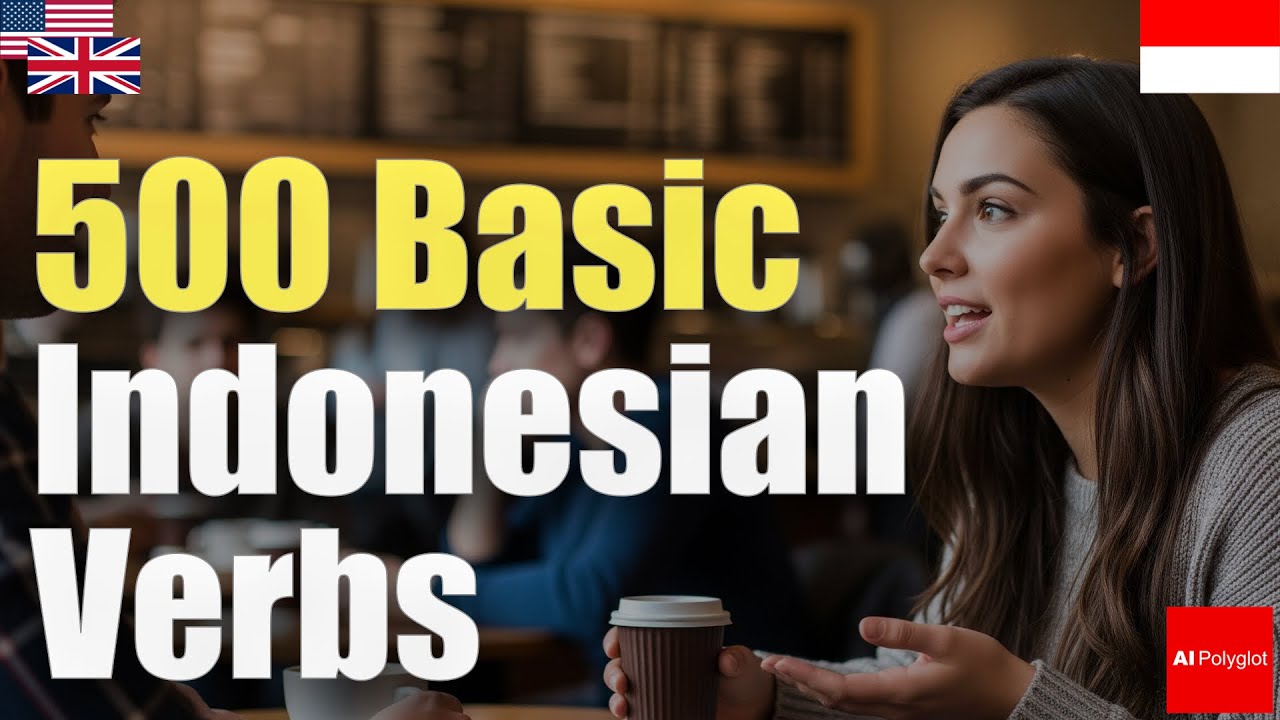 500 Basic Indonesian Verbs | Passive listening | Must-Know | with hiragana