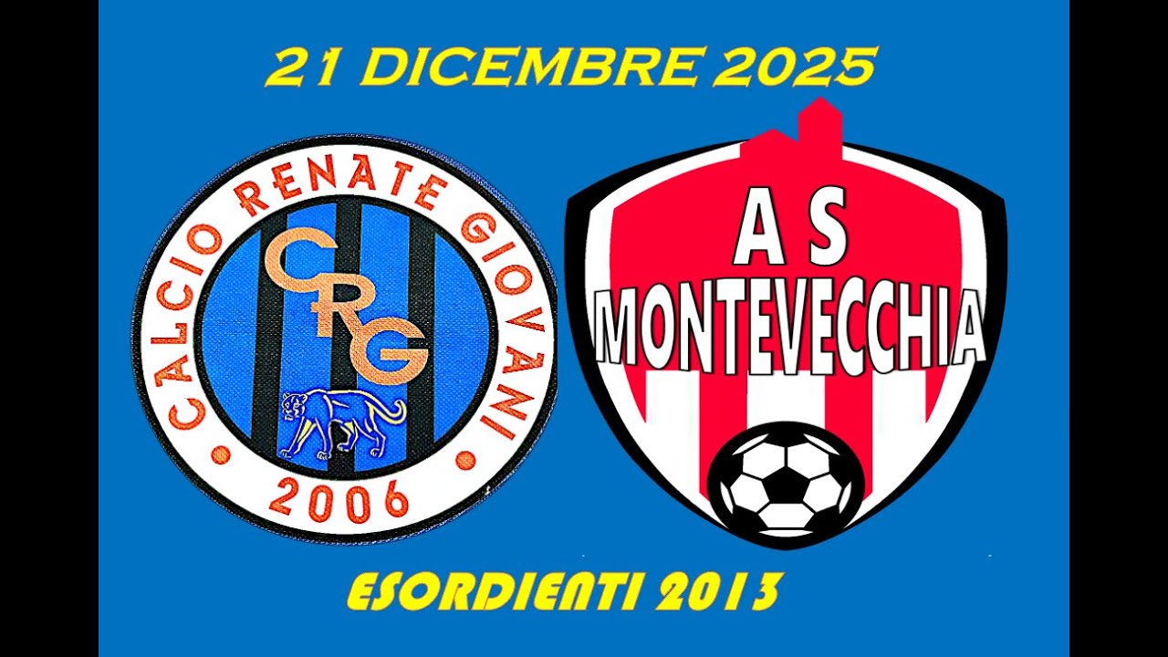 21 DICEMBRE ESORDIENTI 2013 CALCIO RENATE GIOVANI VS MONTEVECCHIA