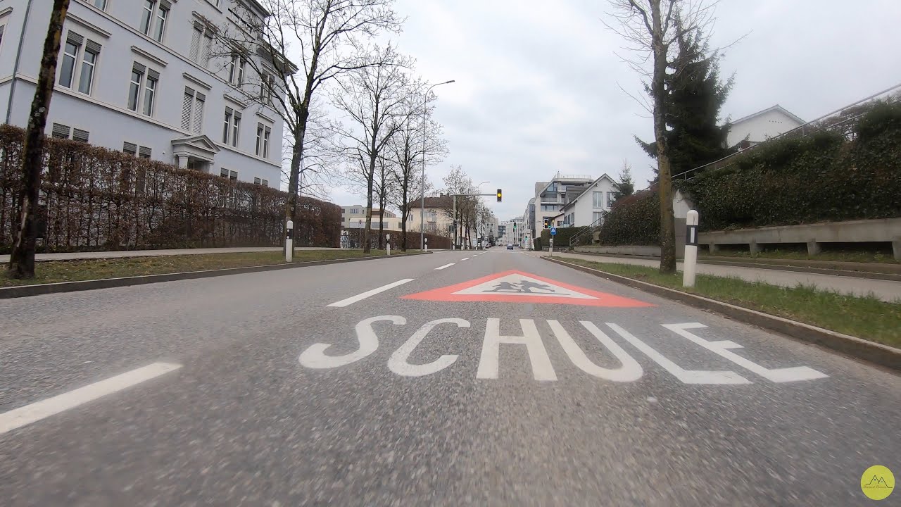 2021 Driving in Switzerland  001 : Wollerau and surroundings / Relaxing / 4K