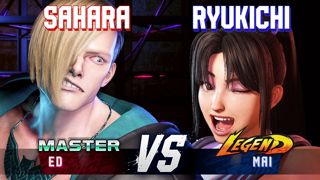 SF6 ▰ SAHARA (Ed) vs RYUKICHI (Mai) ▰ High Level Gameplay