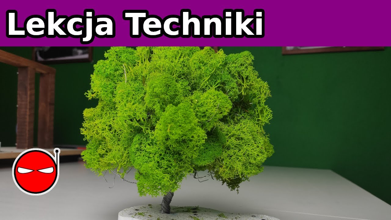 Lekcja techniki Metalowe Drzewo Dekoracja na makietę Ozdoba Łukasz Jurek UCZY
