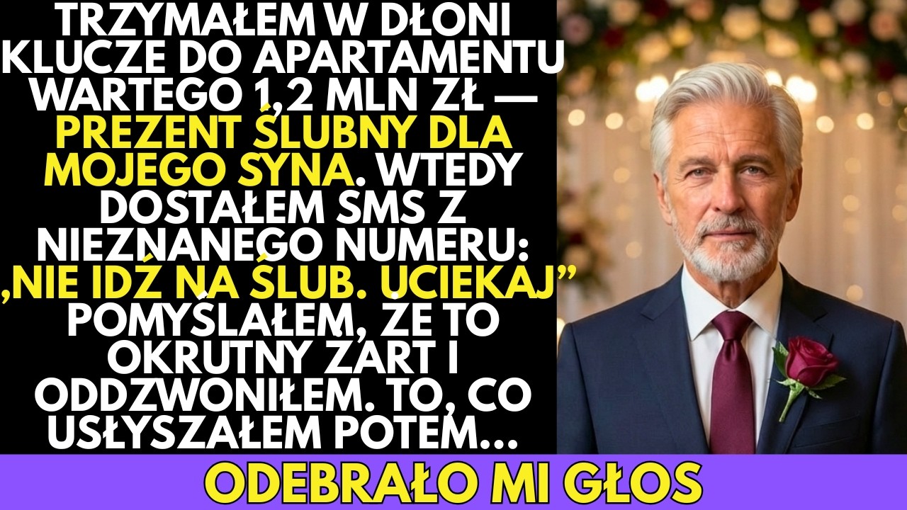 -Nie idź na ślub syna. UCIEKAJ! – taką wiadomość dostałem z nieznanego numeru. Gdy oddzwoniłem…