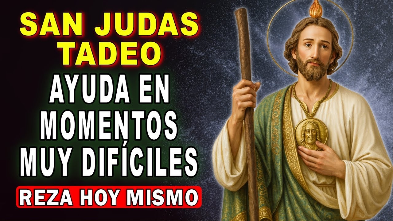REZA ESTO HOY! Oración a SAN JUDAS TADEO para lo IMPOSIBLE y Urgente 🙏