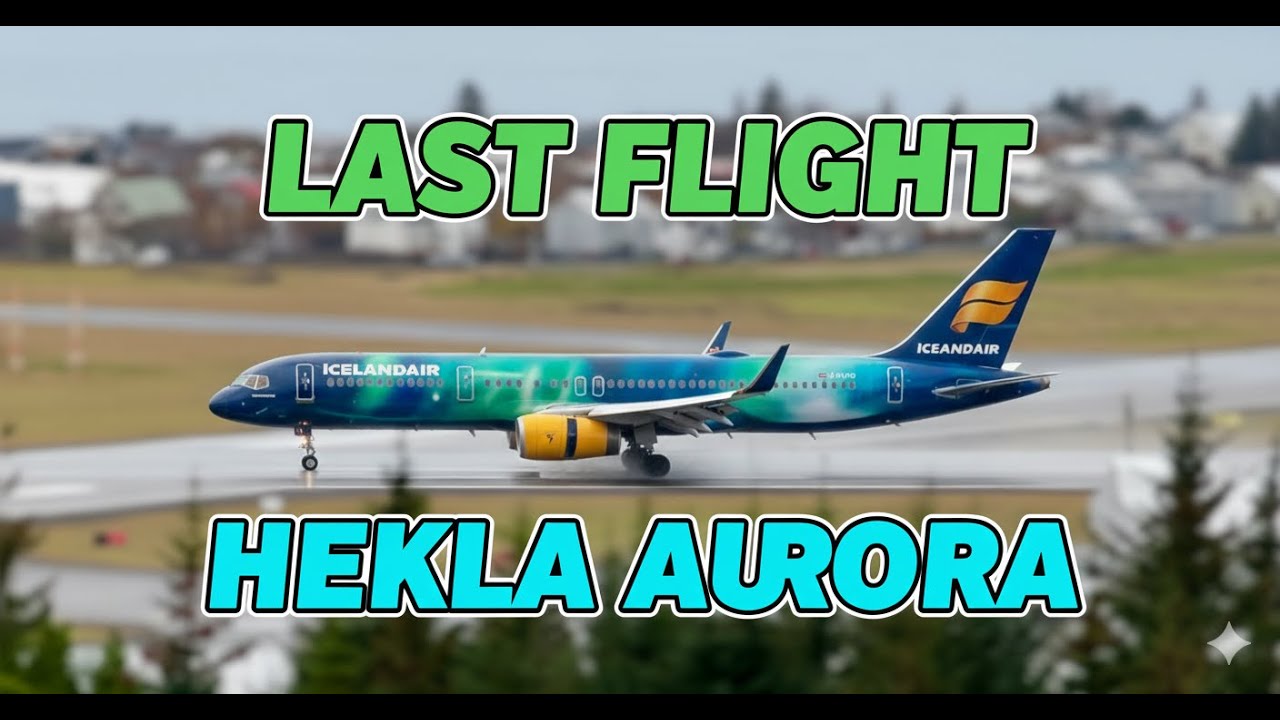 Retirement Flight of Hekla Aurora 