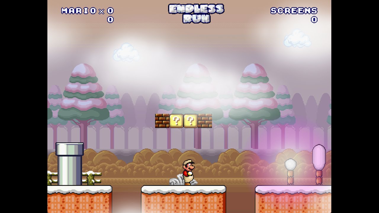 Mario Forever Christmas Special - Extra Levels (Endless Run)