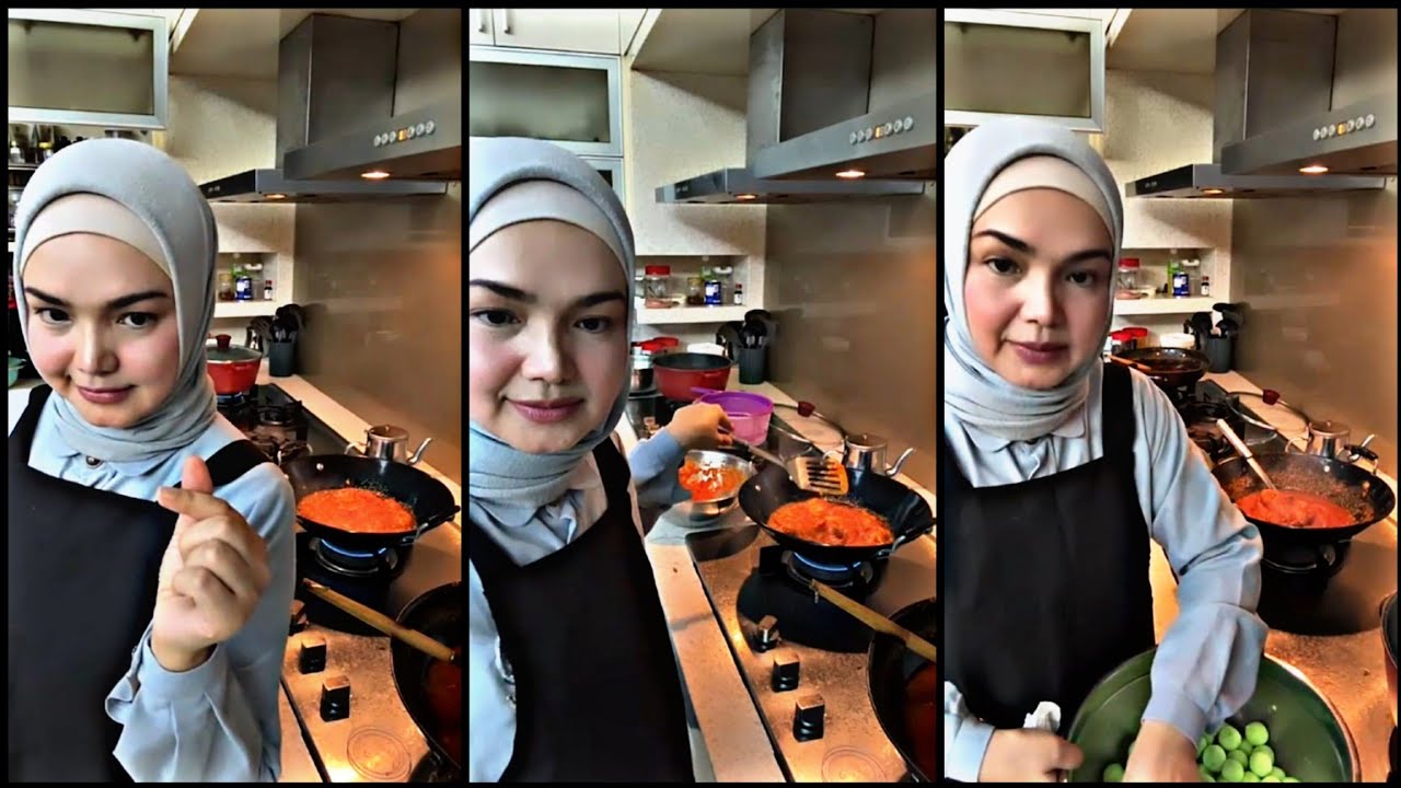 Siti Nurhaliza || Udang Masak Bawang Resepi Tengku Zawyah.. Tengah Masak Gas Habis 😀