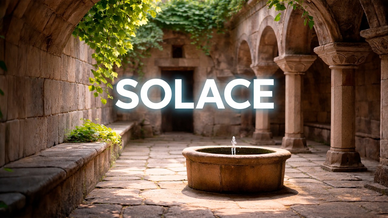 serenity | relaxing instrumental music & gentle stone fountain sounds