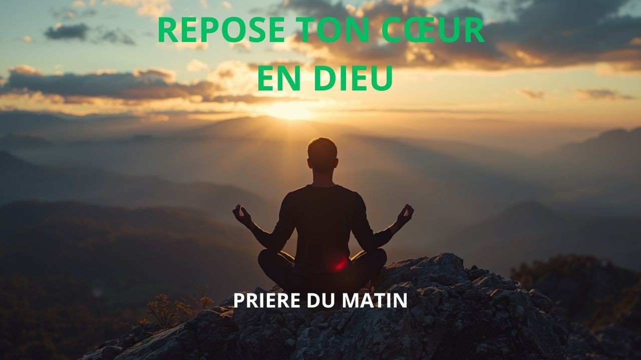 Commence cette journée dans la paix de Dieu  Prière chrétienne du matin profonde et apaisante
